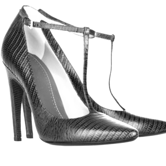 NEW Proenza Schouler Lizard T-Strap Pumps 37 - Picture 8 of 8